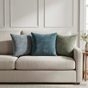 Federa 6 pz HEERLEN Verde 35 x 35 cm Tessuto Chenille 908120
