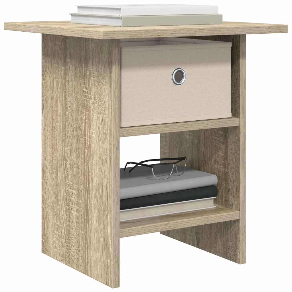 Comodino 2 pcs Rovere Sonoma 41 x 40 x 45 cm Legno multistrato 8000441