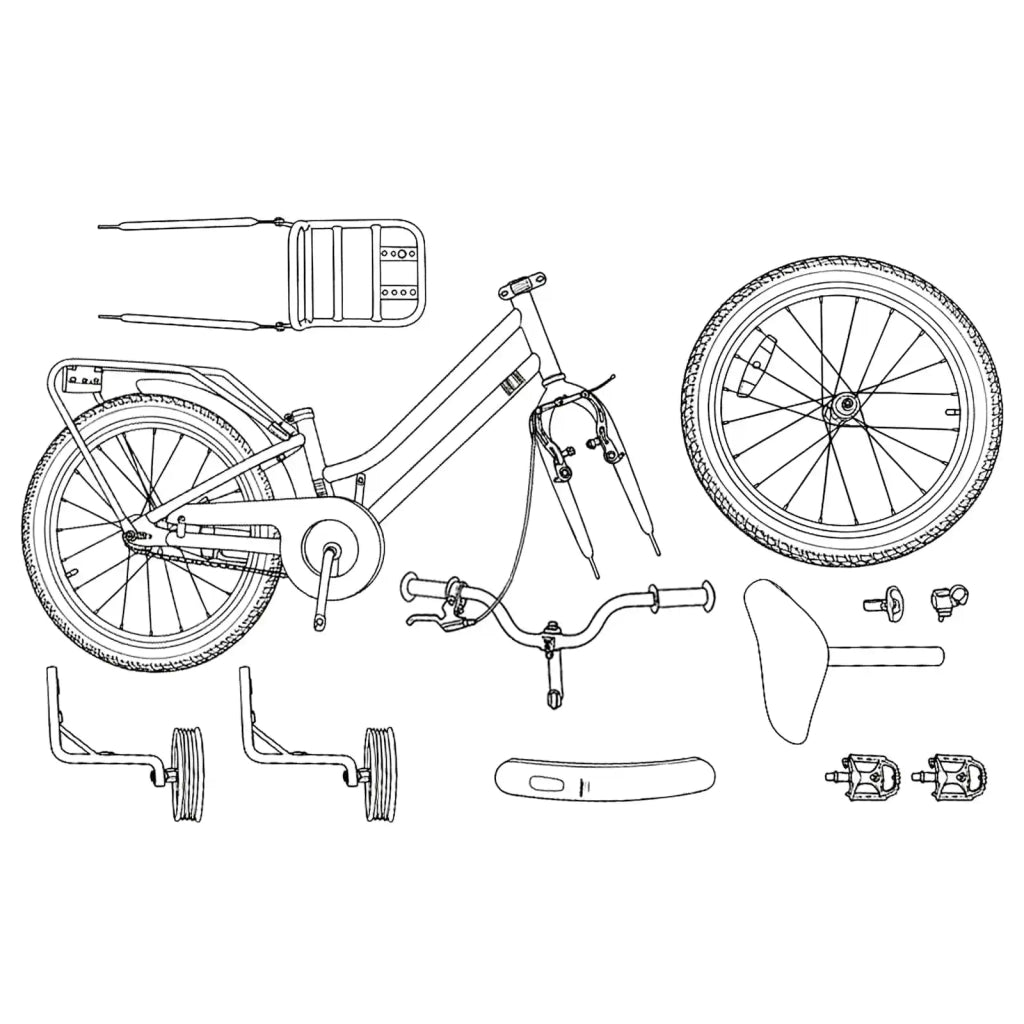 Bicicletta per Bambini | Bici per bambini 12 Pollici per bambini di 2-4 anni