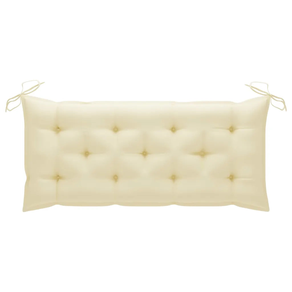 Panca da Giardino con Cuscino 120 cm in Bamb¨´ 553504