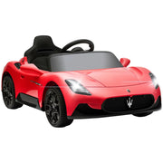 Auto elettrica per bambini Maserati MC20 12V ¨C Minimal ¨C Rosso, telecomando, LED, musica, 3-6 anni