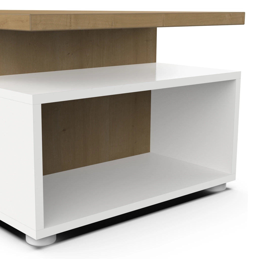 Tavolino da caffè ACCESS 466008 bianco + marrone (466008)