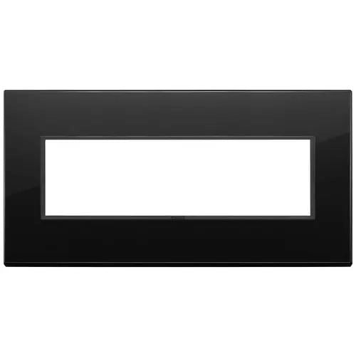 VIMAR EIKON - PLACCA 7M NERO TOTALE DIAMANTE