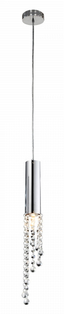 Lampada a sospensione Candellux Duero GU10 cromo cristallo