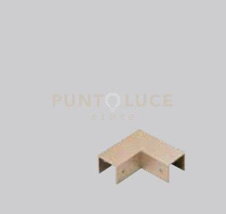 CONNESSIONE ANGOLARE COMPLEMENTARE ORO PER SITEMA BINARIO 7X7CM