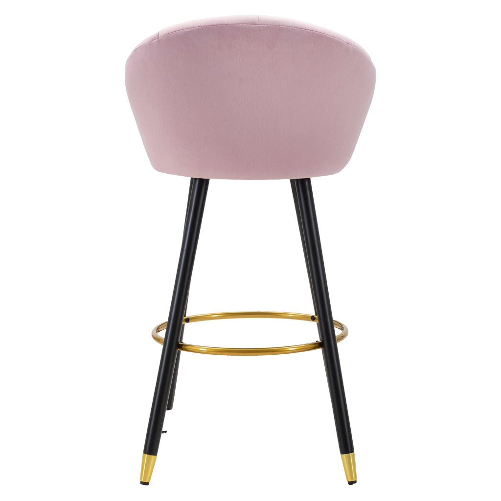 Huanca, Sgabello Imbottito, 55x56x104h cm Rosa