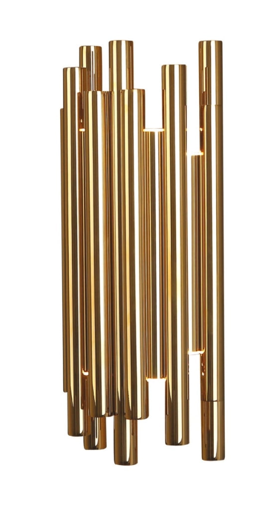 Applique decorativa a tubi ottone Maxlight Organic LED 8W