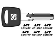CHIAVI PER CILINDRI CISA 6+7 SPINE PROFILO PIATTO- - CS156AP - 5 pezzi SILCA