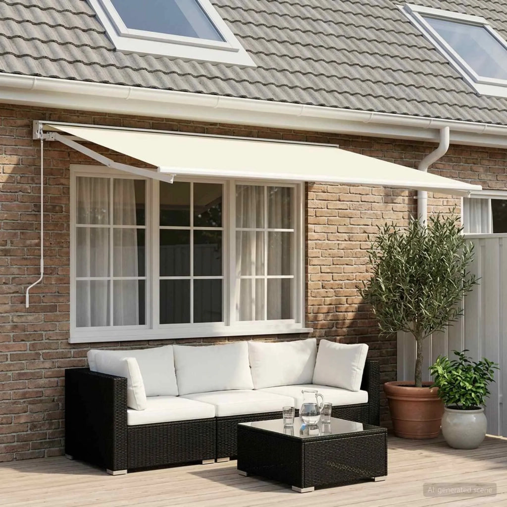 Telo di ricambio per tenda da sole Crema 300 x 200 cm 3444192