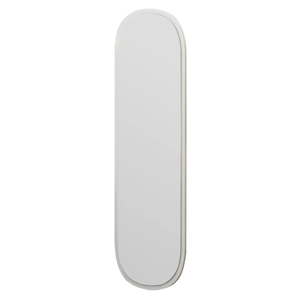 Fiesse, Specchio Forma Ovale, 40x120h cm Bianco