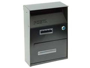 CASSETTA POSTALE PORTARIVISTE PER ESTERNI NERA  cm.21,5x10,5x33h.  colore nero    QUALITY