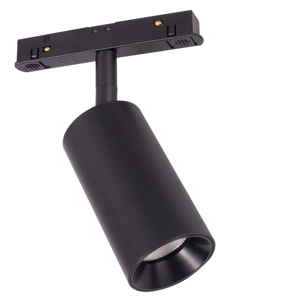 Faretto magnetico ON/OFF LED 9,4W 3000K nero Maxlight