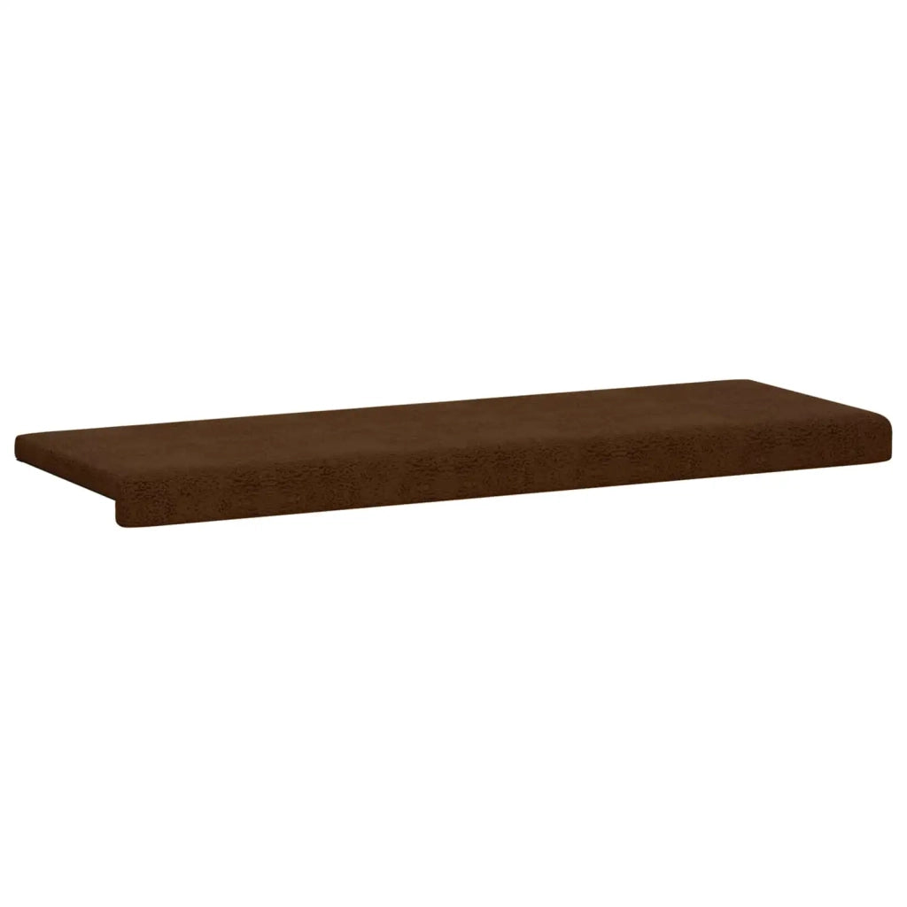 Cuscino per panchina Tessuto scamosciato sintetico Marrone 42043355