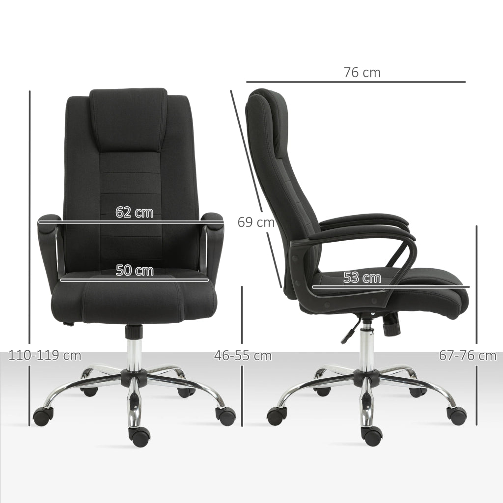 Sedia da ufficio ergonomica girevole ¨C Minimal ¨C nera