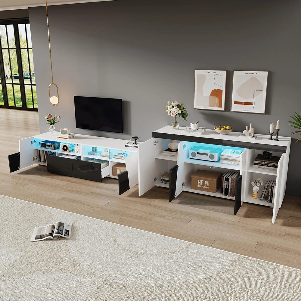 Set TV+console - Xylo - 180x38.5x45 cm LED