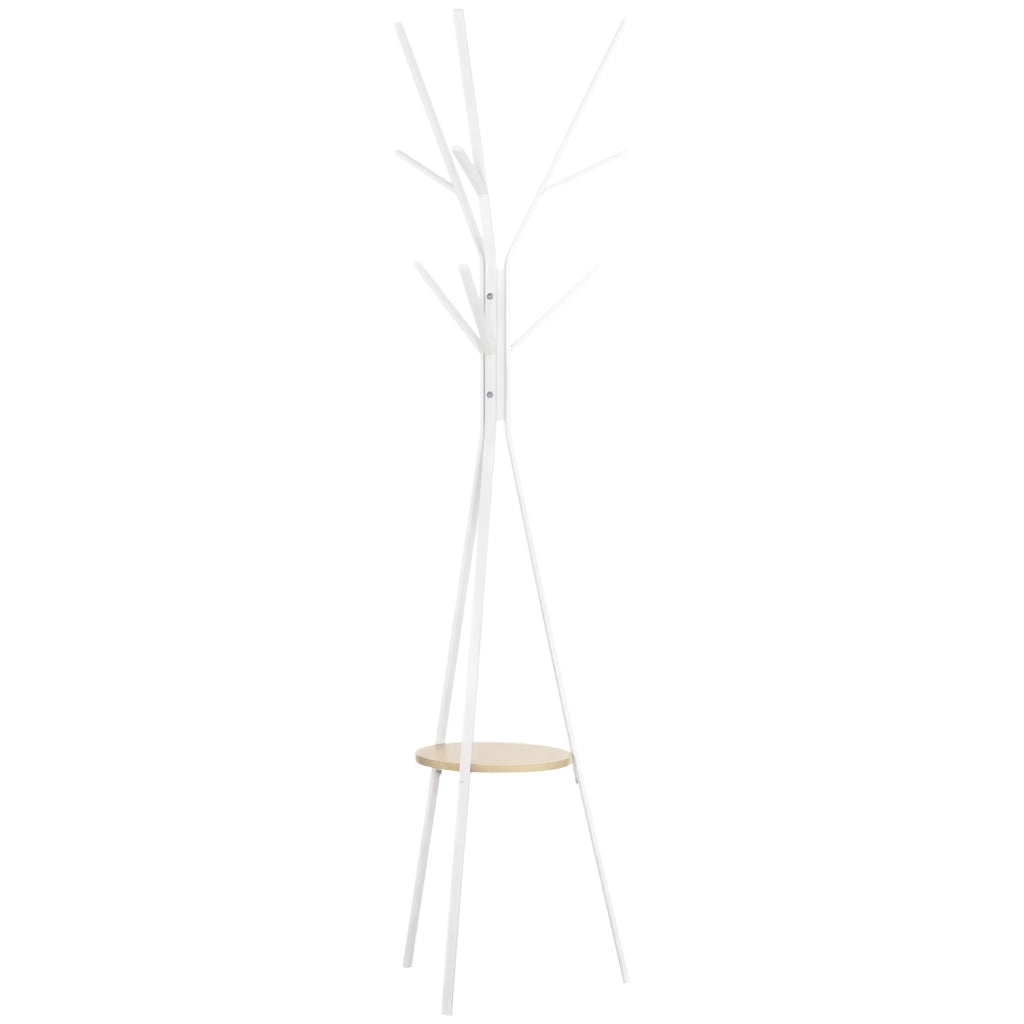 Appendiabiti da Terra Moderno per Ingresso ¨C Minimal ¨C Bianco 45x45x180 cm