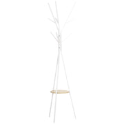 Appendiabiti da Terra Moderno per Ingresso ¨C Minimal ¨C Bianco 45x45x180 cm