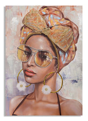 DIPINTO SU TELA JENNIFER -B- CM 70X3X100