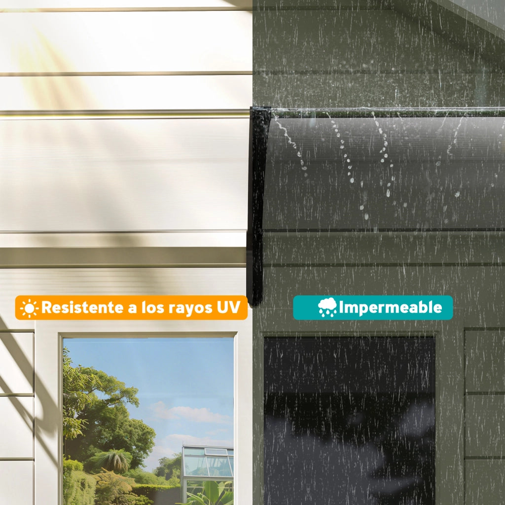 Tettoia per Esterni con Policarbonato ¨C Minimal ¨C 195x75 cm