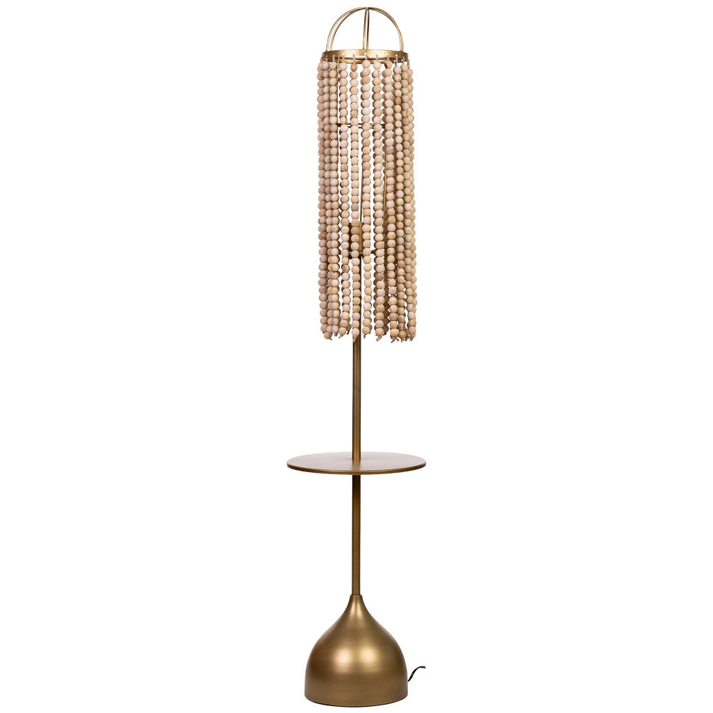 Lampada da terra in metallo 30x30x99/147h cm