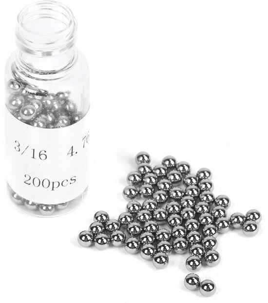Lagers 200 Stuks - Kogellagers Precisie - Roestvrij Staal - Legering Aluminium Alta Qualità - Adatto per CNC Lavorazione