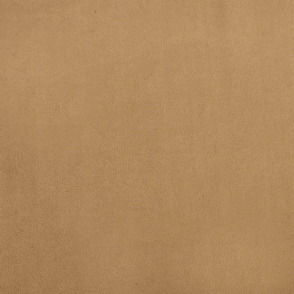 Cuccia per cani con cesto divano confortevole 70 x 45 x 33 cm velluto marrone 02_0042876
