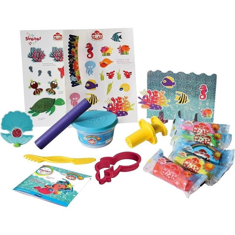 DIDO' GIOCACREA SIRENETTA PER BAMBINI 350 GR CON DIDOGLITTER