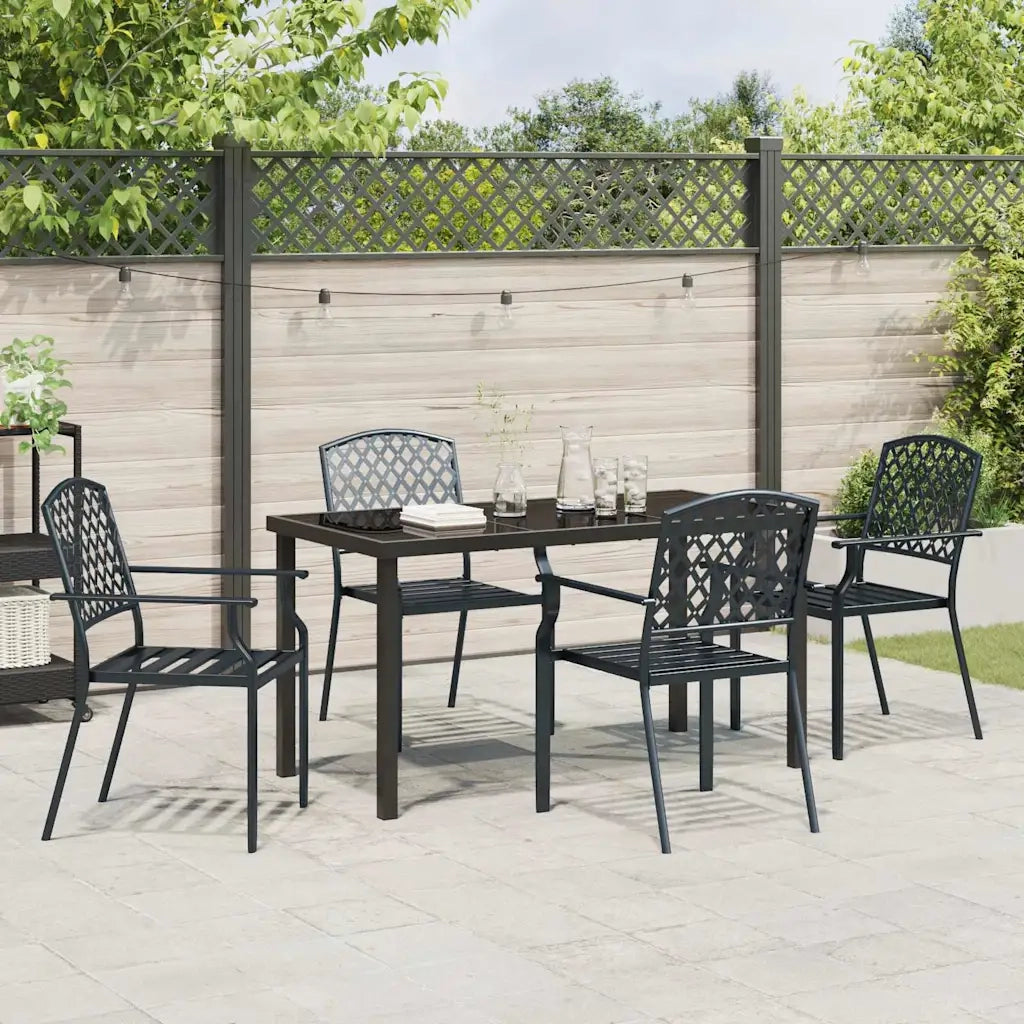 Set da Pranzo per Giardino 5 pcs Antracite 3379305
