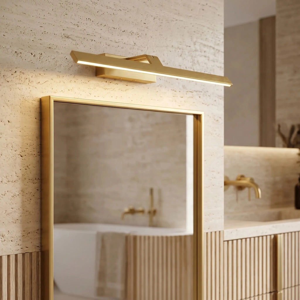 Applique Da Bagno Led Swe004-1w 43cm Gold