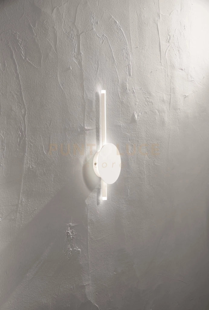 APPLIQUE JAMES A LED BIANCO 3000k 560w 16w DIMMERABILE D.15CM H. 40CM