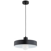 Lampada a sospensione minimal nera/bianca NEVERA Alfa E27