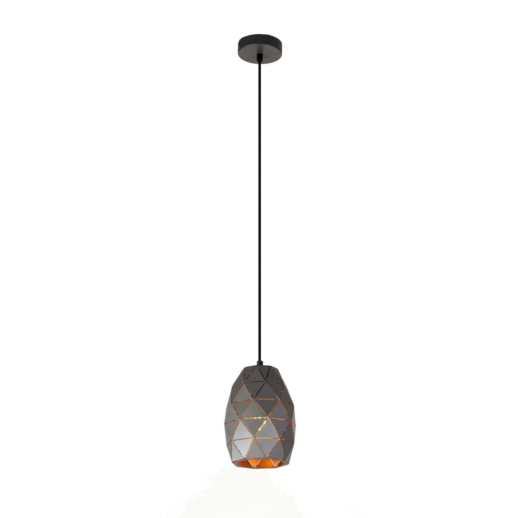 Lampada a sospensione Italux Harley grafite oro Ø15 E27