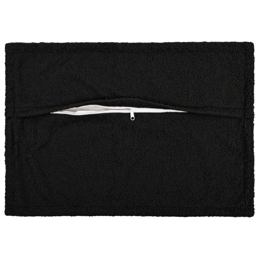 Federa 6 pcs HOUTEN Nero 50 x 70 cm Bouclé 919530