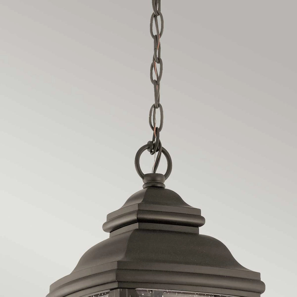 Lampada a sospensione esterna Tangier bronzo E27 IP44