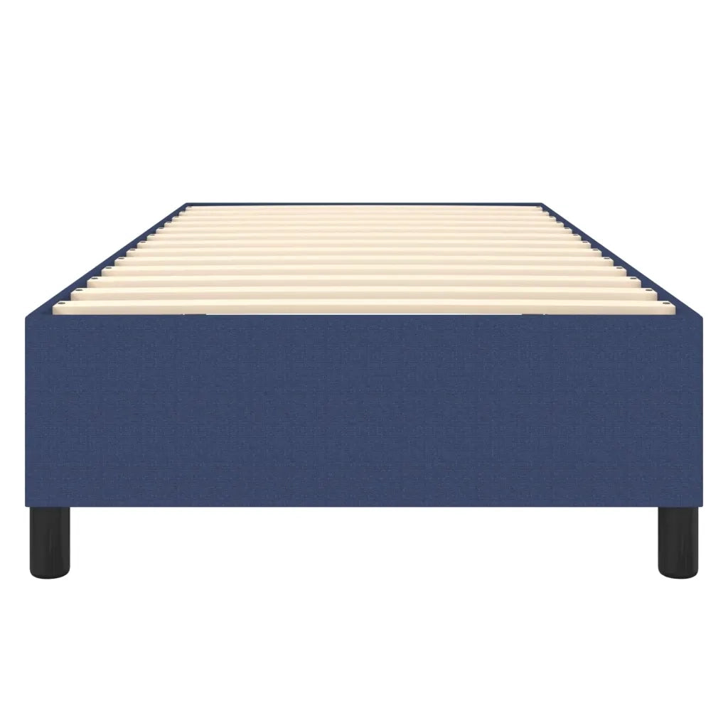 Struttura Letto a Rete a Molle Blu 90x190 cm in Tessuto 3120828