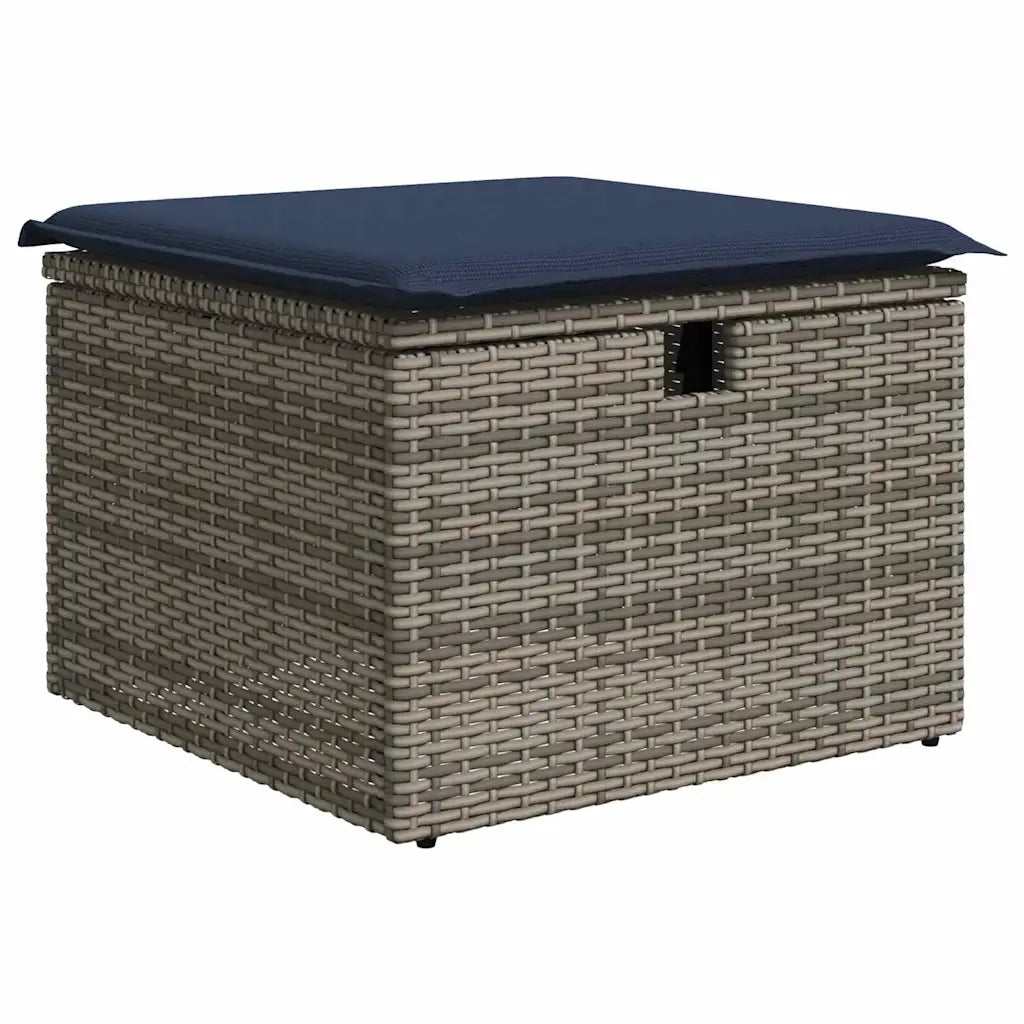 Set Divano da Giardino 6 pz Grigio polyrattan 3359937