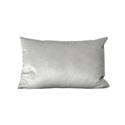 Cuscino rettangolare velluto grigio 50x30 cm - NAURU
