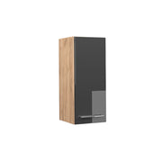 Pensile da cucina Fame-Line Antracite lucido/Rovere dorato 30 cm Vicco