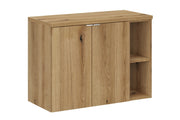 Set mobili bagno 80 cm con piano Nova Oak 80 x 1401 x 40 cm