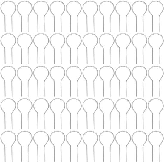 Hanger per cornice 50 pezzi - Attrezzatura professionale - Decorazioni ceramiche - Aghi resistenti al fuoco - Metallo duraturo - Per decorazioni DIY - Attacchi per cornice