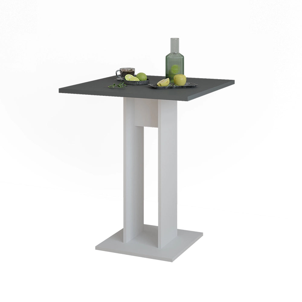 Vicco tavolo da pranzo Bianco/antracite 65 x 65 cm