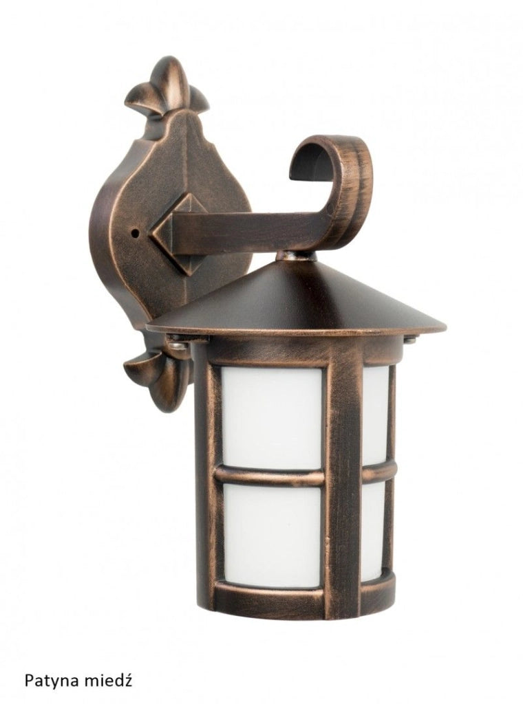 Applique esterna down E27 nera IP43 SU-MA Cordoba K3012