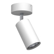 Faretto soffitto bianco tondo orientabile GU10 10W POINT