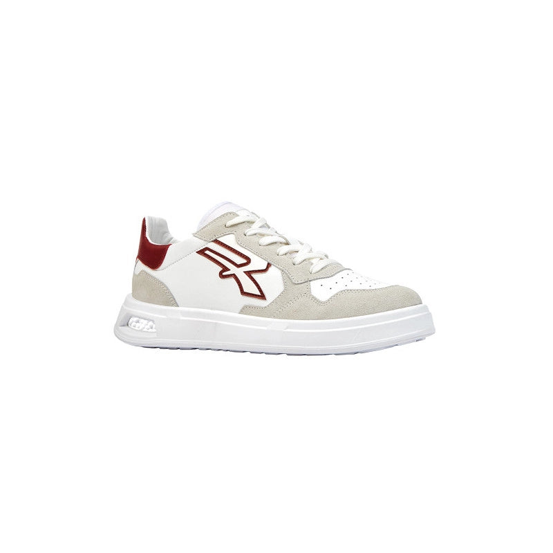 Scarpe basse U-Power Urban Venom n.38 – pelle bianca con dettagli amaranto e suola Infinergy® – U-Power