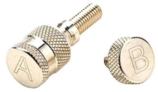 Accessori di Sostituzione per Saxofono - Viti di Accoppiamento per Manubrio - Materiale Koper-Nikkel - Diametro del Filo 5mm - Accessorio di Ricambio Facile da Installare - Compatibile con la maggior parte dei Modelli - Parti per Saxofono