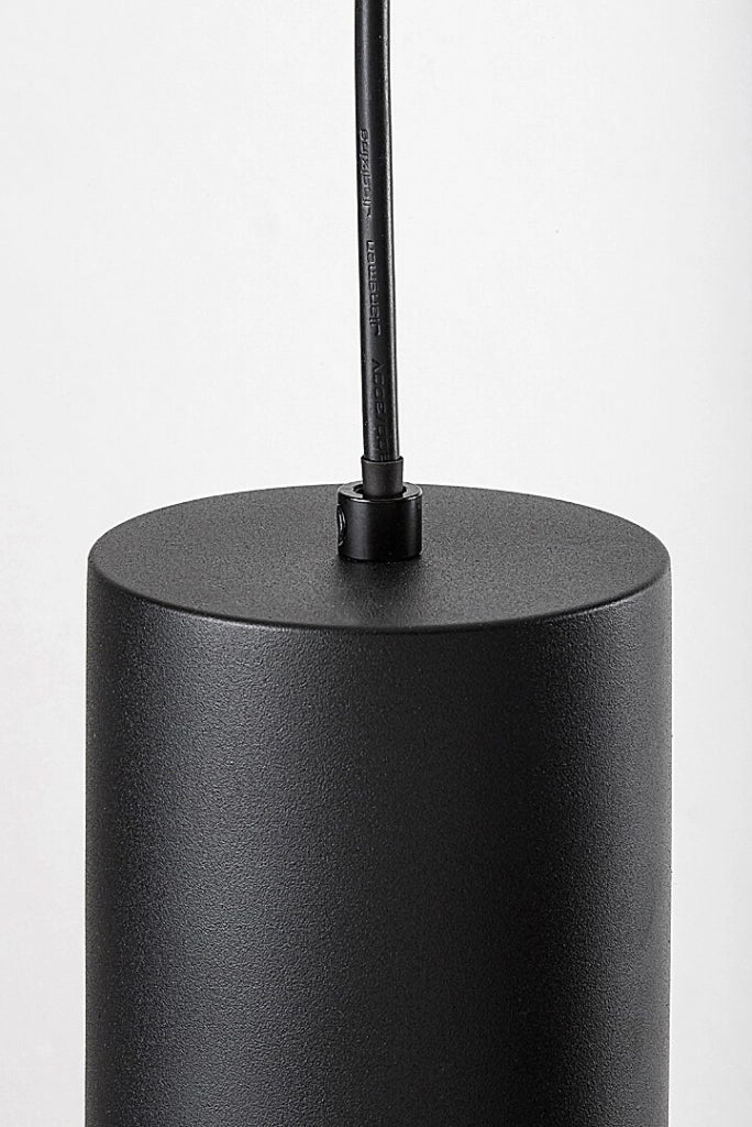 Lampada a sospensione Rabalux Ronno 3xE27 nera fumé