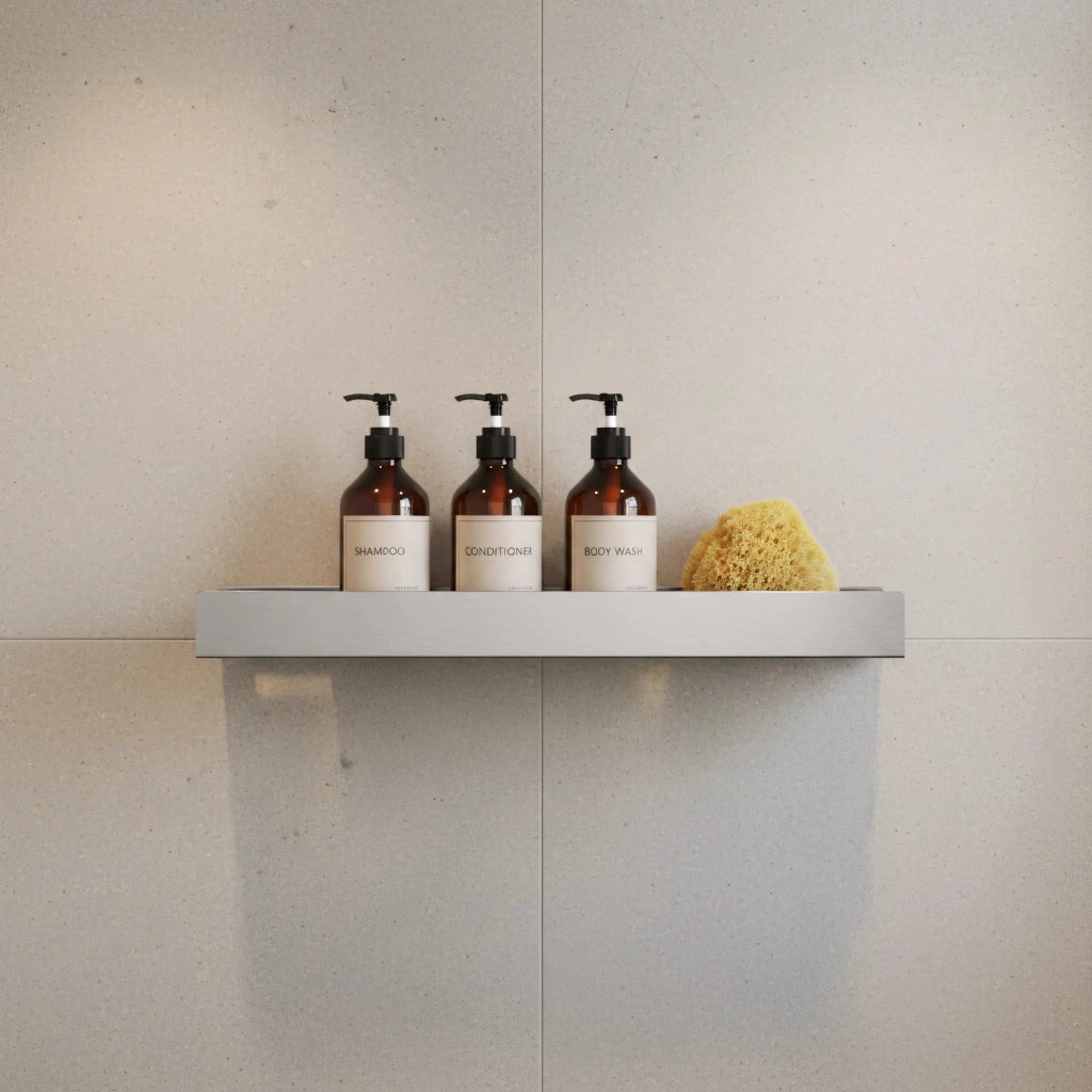 Mensola Da Bagno Sf04 60cm Steel Brush