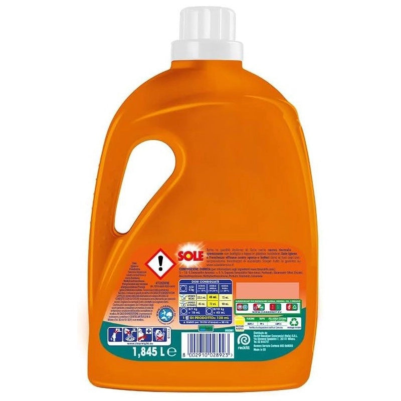 SET 5 DETERSIVO LIQUIDO SOLE DA 41 LAVAGGI IGIENE & FRESCHEZZA