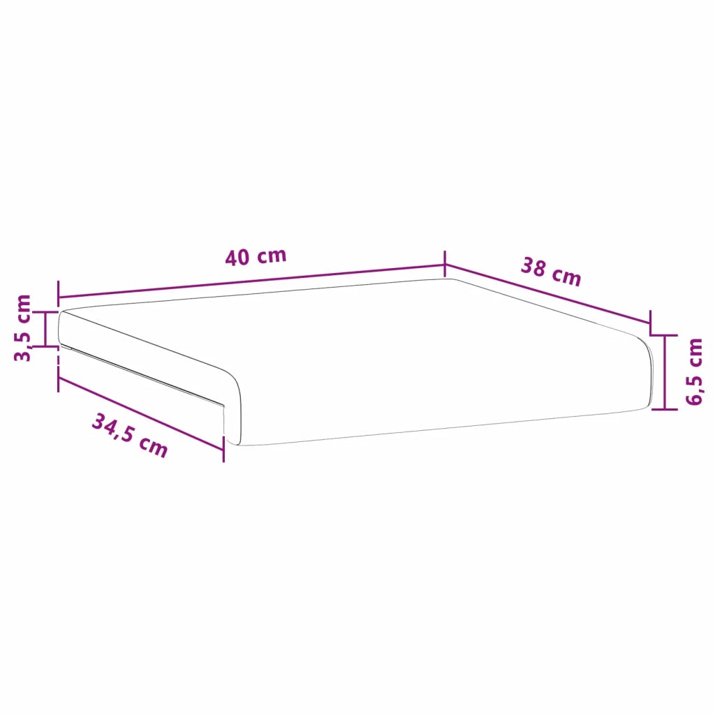 Cuscino per panchina 4 pcs Tessuto Sherpa Grigio Chiaro 42043149