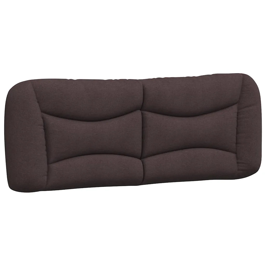 Giroletto senza Materasso-Struttura Letto Hvar Marrone Scuro 140x190 cm Tessuto